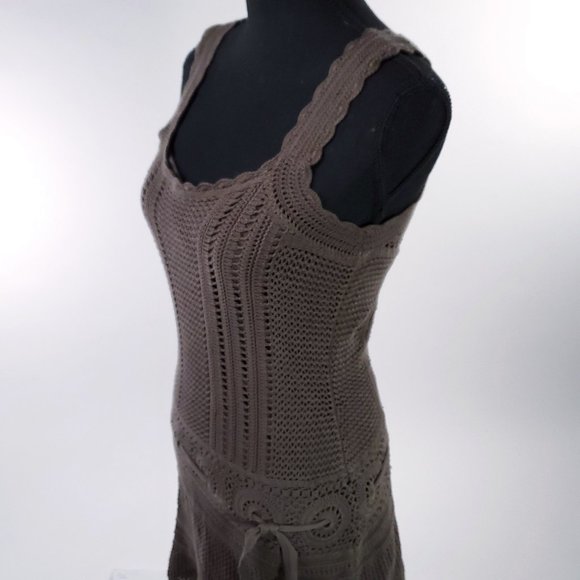 Athleta Brown Knit Dress XS Boho Festival - Picture 4 of 10